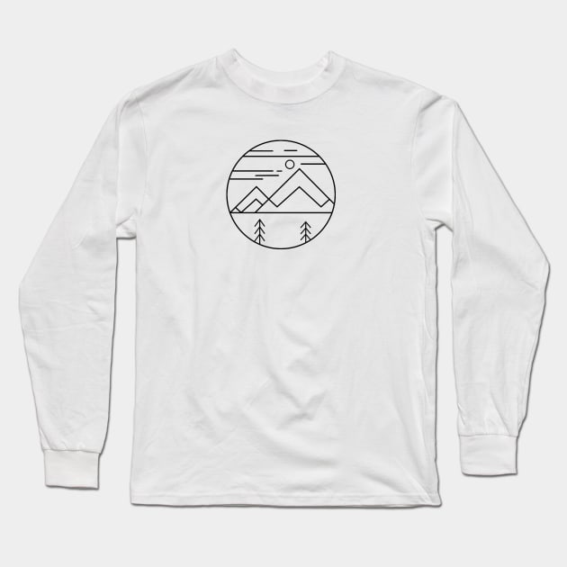 In the Mountains Long Sleeve T-Shirt by TaliDe